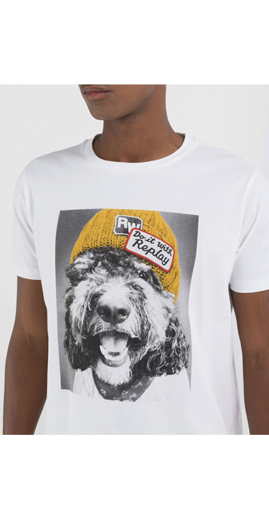 ベーシックジャージーDOG Tシャツ 詳細画像 ホワイト 3